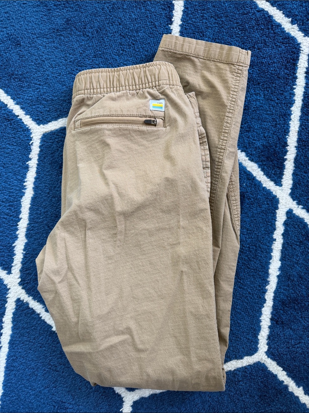 Vuori Men's Khaki Climbing pants